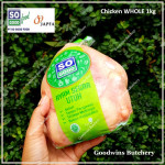Chicken WHOLE ayam broiler utuh frozen SoGood Food size MEDIUM +/- 1 kg/pc (price/kg)